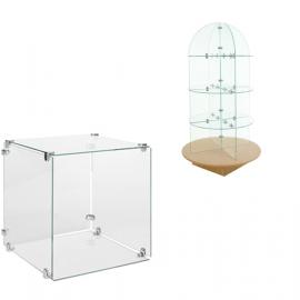 Glass Cube Display Units